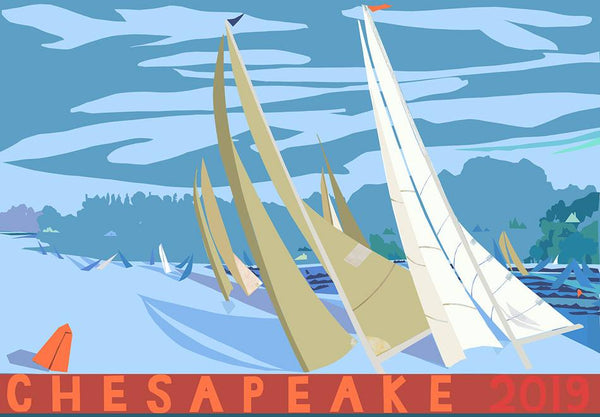 2019 Annual Poster, Sailing On The Severn