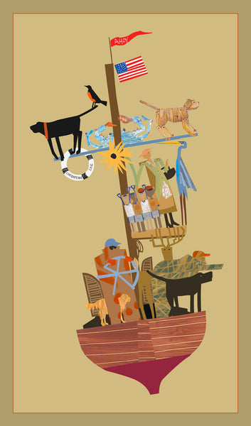 2016 Annual Poster, Tote Boat