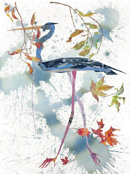 Heron and Sweet Gum
