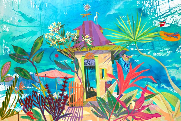 Frangipani Quay Note Cards