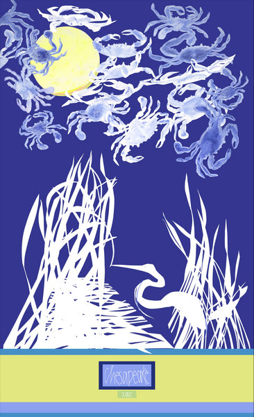 2012 Annual Poster, Crab Clouds Over The Chesapeake