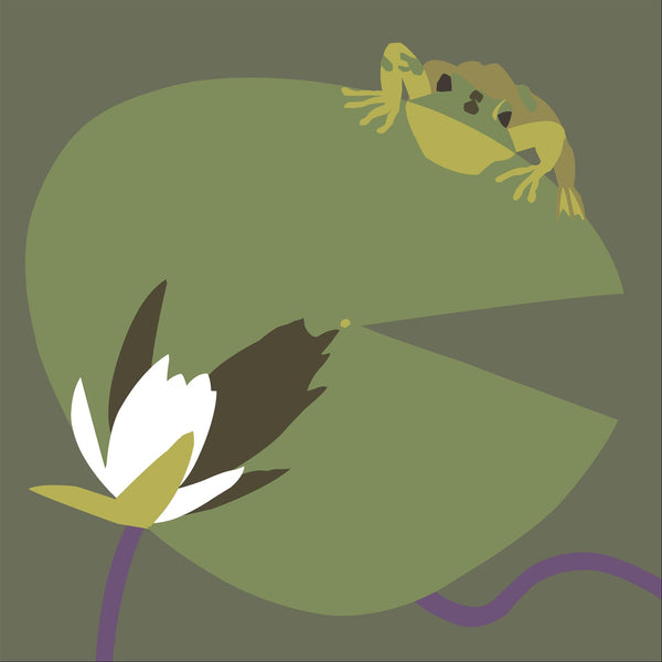 Frog on Lily Pad