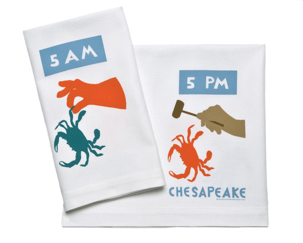 Dish Towel - 5 AM / 5 PM