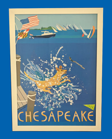The 2021 Chesapeake Poster, Framed Version 1