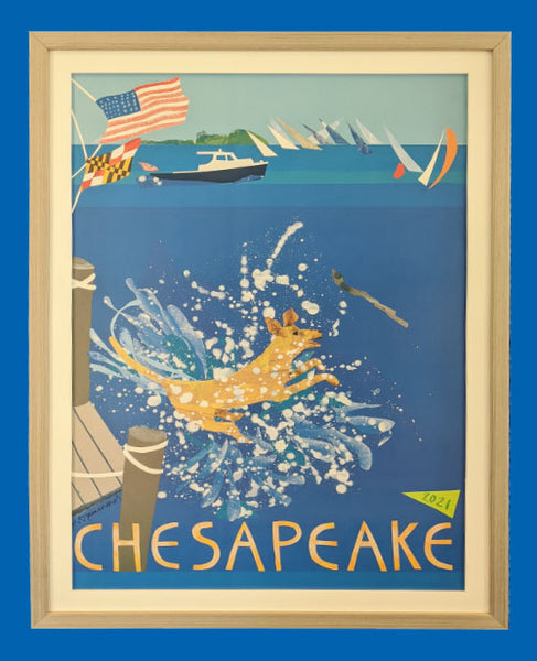 The 2021 Chesapeake Poster, Framed Version 3