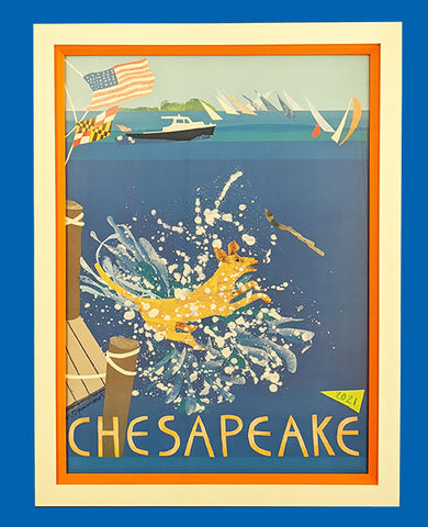 The 2021 Chesapeake Poster, Framed Version 4
