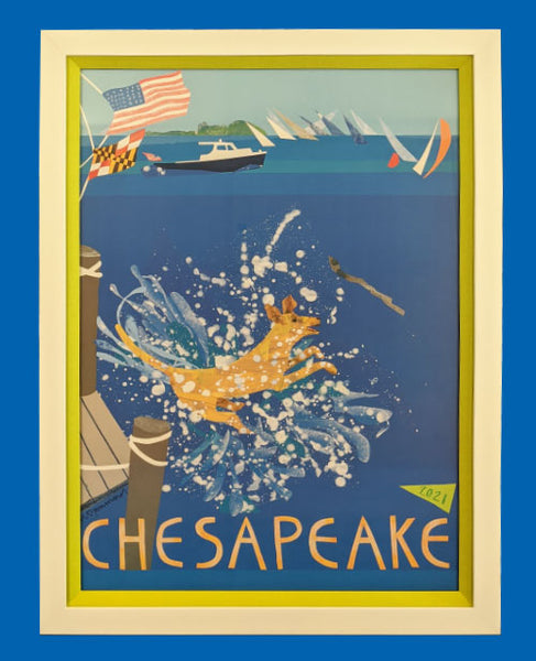 The 2021 Chesapeake Poster, Framed Version 5