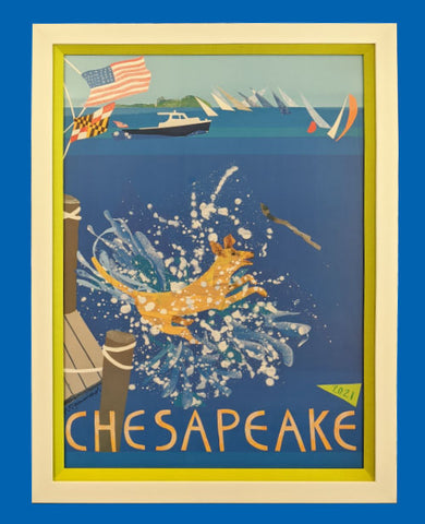 The 2021 Chesapeake Poster V.5 Frame Only