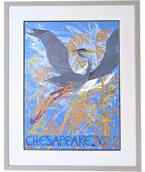 The 2022 Annual Chesapeake Poster, Framed Version 3