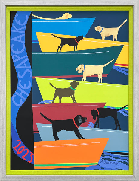 The 2023 Annual Chesapeake Poster, Framed Version 2