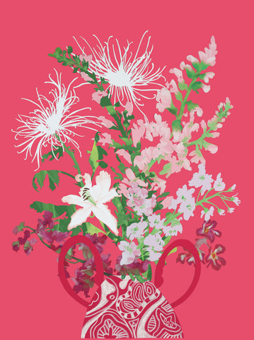 Pink Floral I