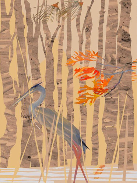 Lone Heron Note Cards