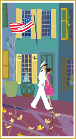 Strolling in Annapolis (Gold)