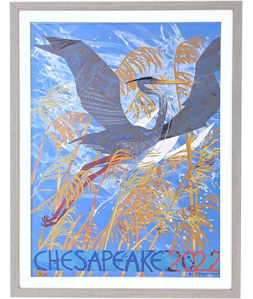 The 2022 Annual Chesapeake Poster, Framed Version 2