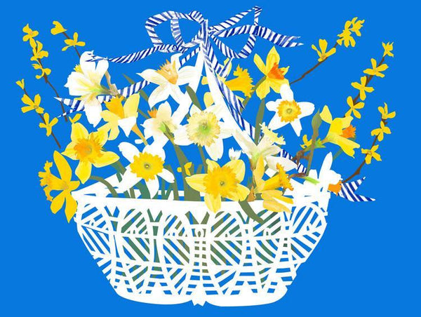 May Basket - Daffodils Note Cards
