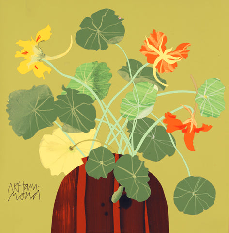 Nasturtium on Olde Gold I